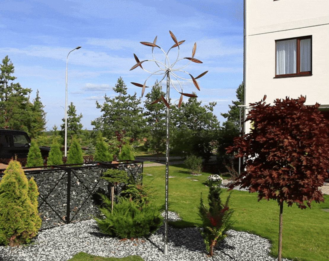 Скульптура из нержавеющей стали Звезда - вид 2